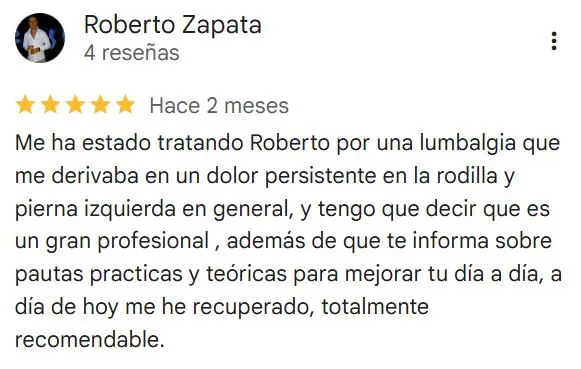 Reseña de paciente 1